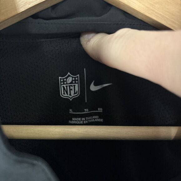 Nike Cincinnati Bengals On Field Team Issue Jacket Short Sleeve DO6744-010 Sz XL - Picture 5 of 8